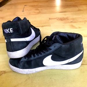 OG Nike Blazer Size 9 Mens - Black Suede